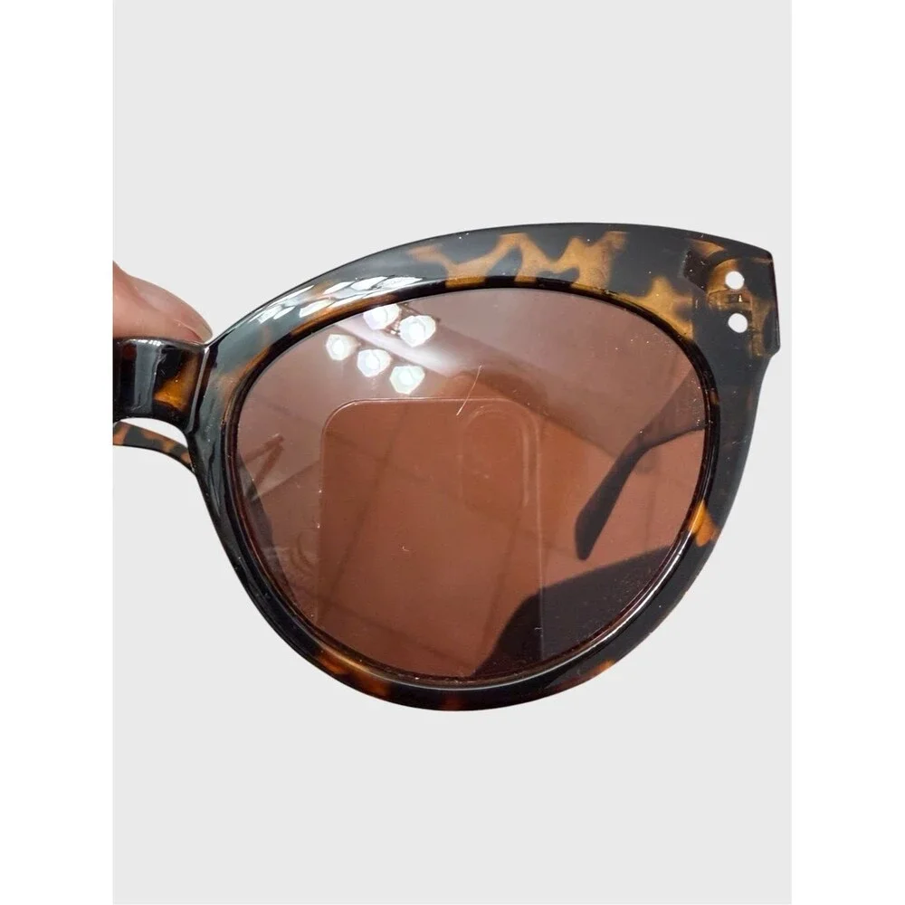 NEW Saint Owen X Curateur WYLDE Tortoise Shell Sunglasses with Faux Leather Case